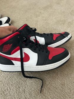 Red/black/white Jordan’s