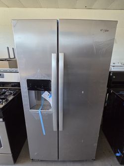 Whirlpool side by side fridge