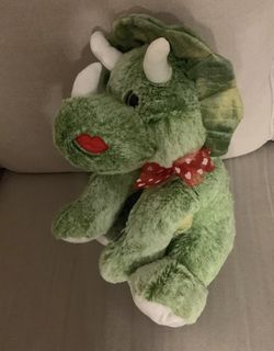 Green Plush DINOSAUR Soft Toy Stuffed 16" Best Made Toys