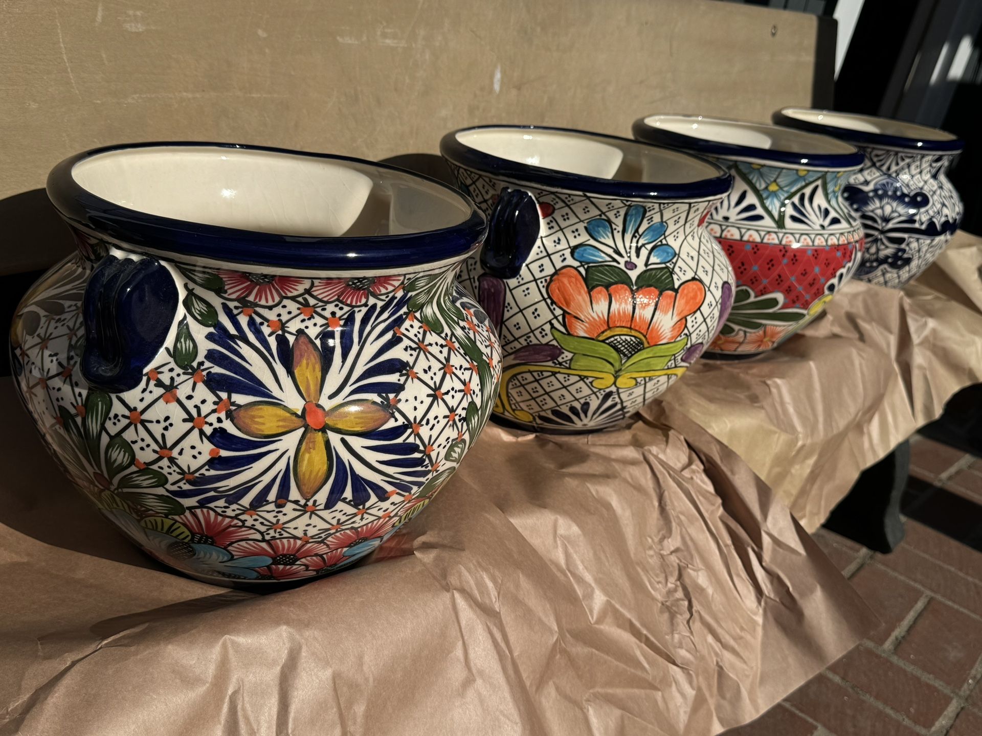 Talavera Garden Flower Pot Maceta