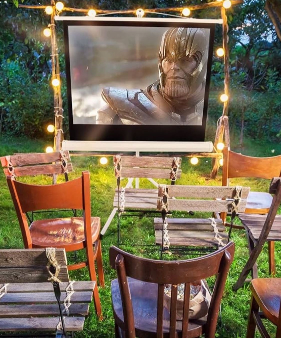 Projector Screen with Stand - Indoor and Outdoor