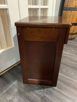 PENDING-Antique wood nightstand