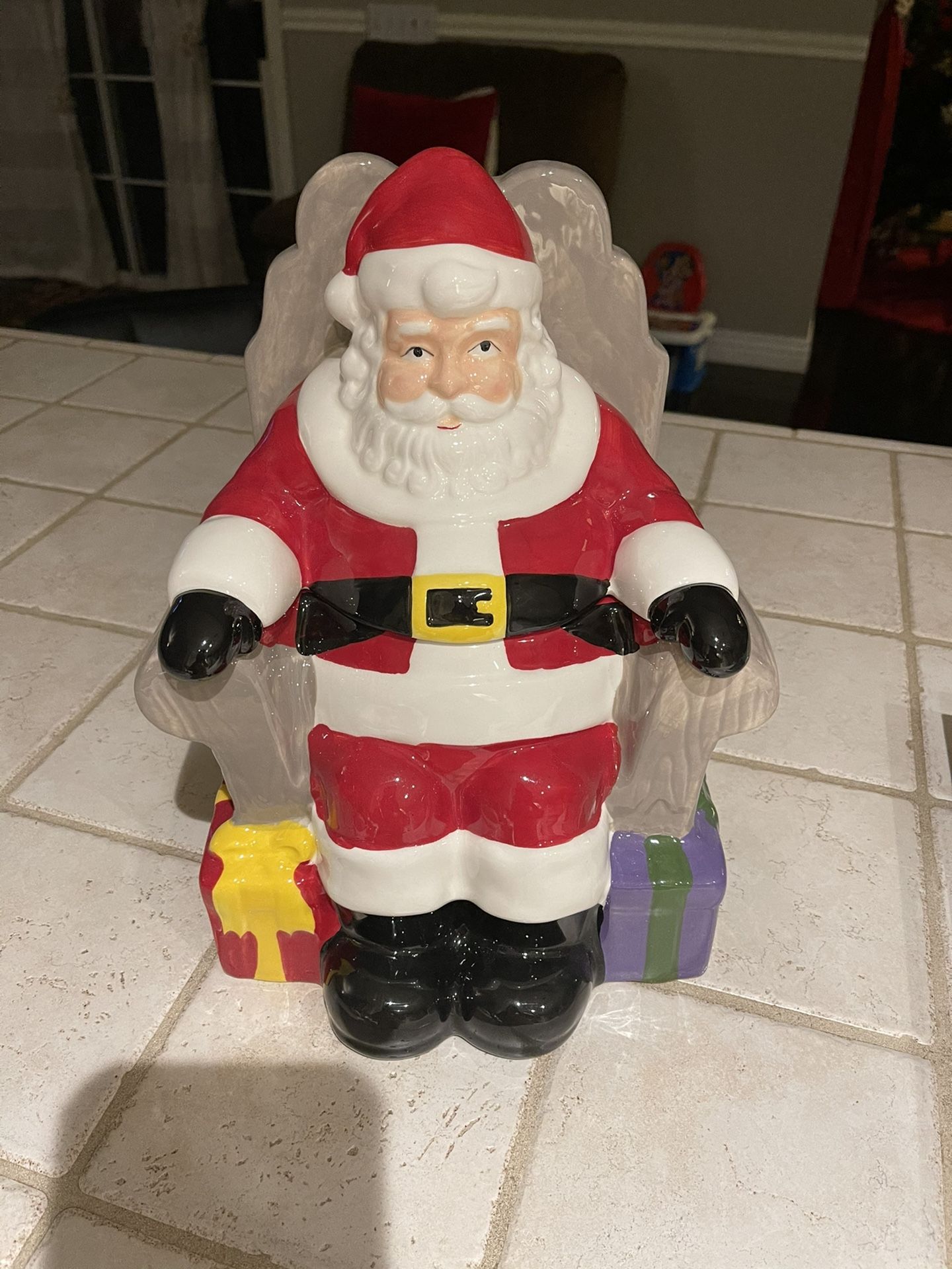 Santa Cookie Jar