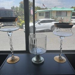 Beautiful candle holders are the fake lighting you can put inside