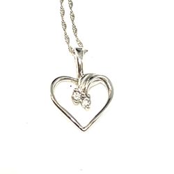 Genuine 10k Sapphire Necklace 