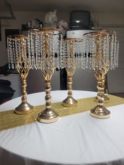 Gold Center pieces