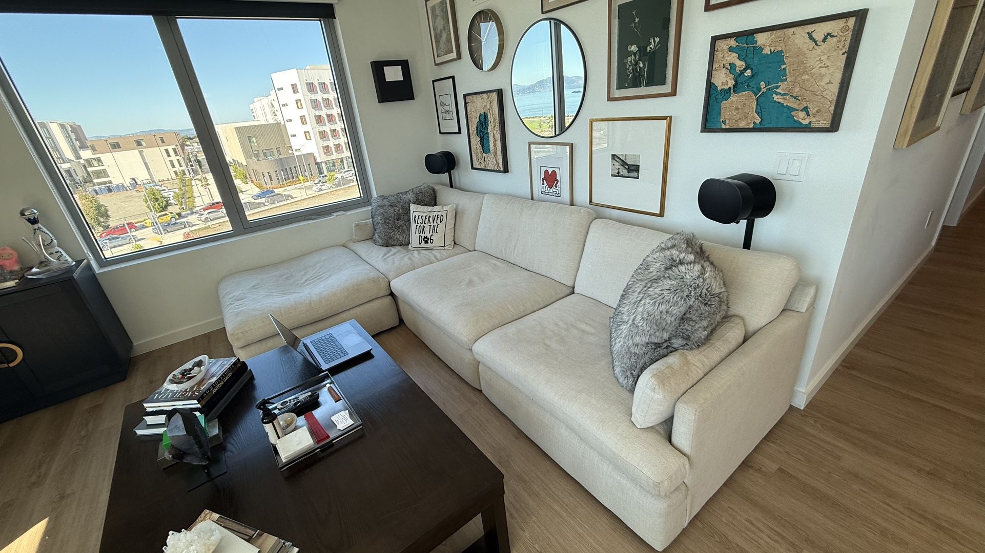 Ashley Furniture Tanavi 4-Piece Sectional Sofa with ottoman 