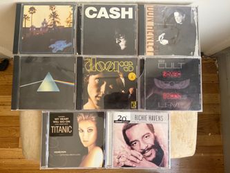 Classic Rock & Pop CD Lot (8 Albums) - Pink Floyd, Eagles, Cash
