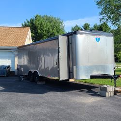 Trailer Car Hauler 24'x8'x7 ' 2022. 1650 Miles, Like New, Sell Directly By Owner