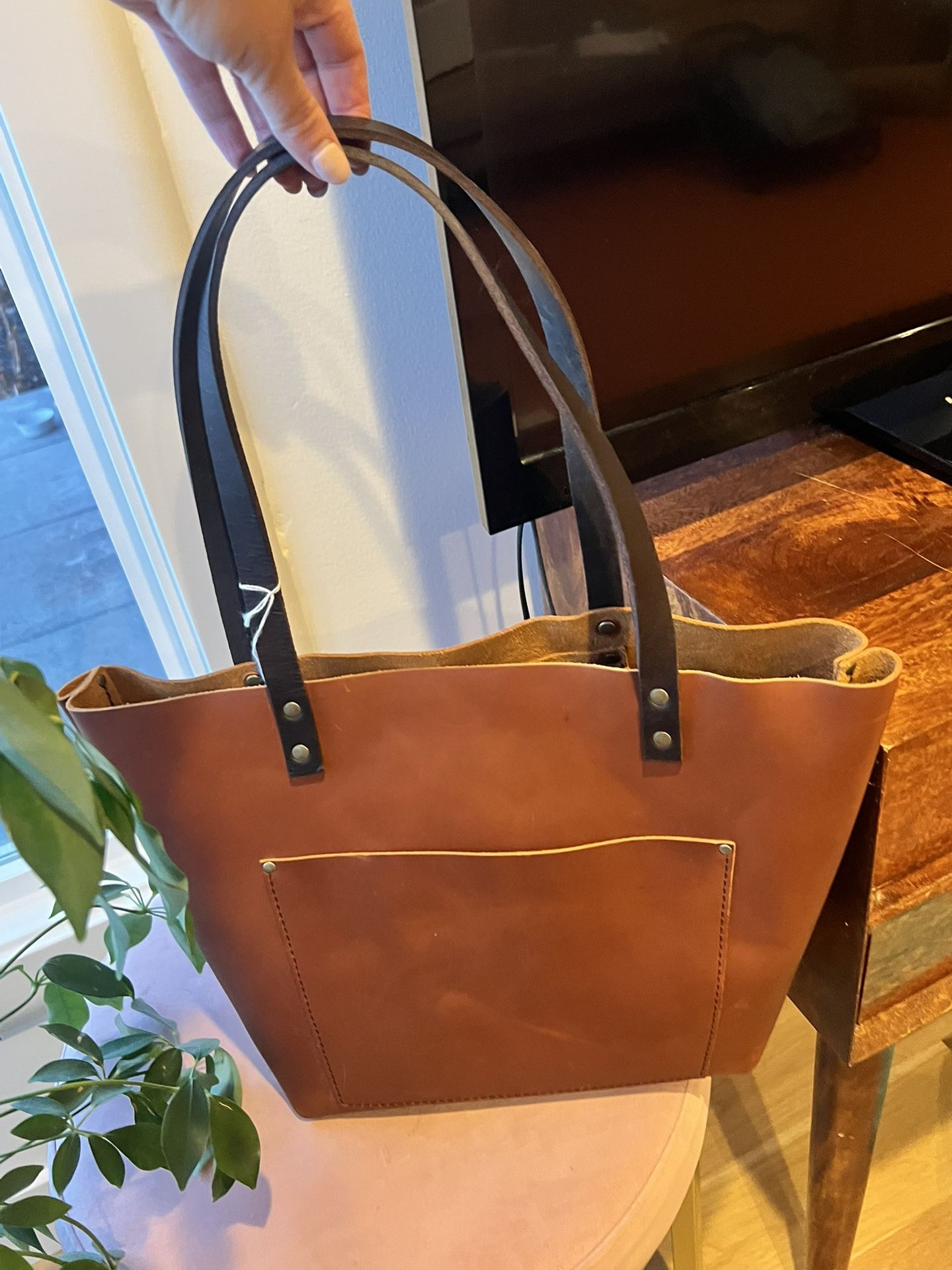 Portland Leather Tote Bag