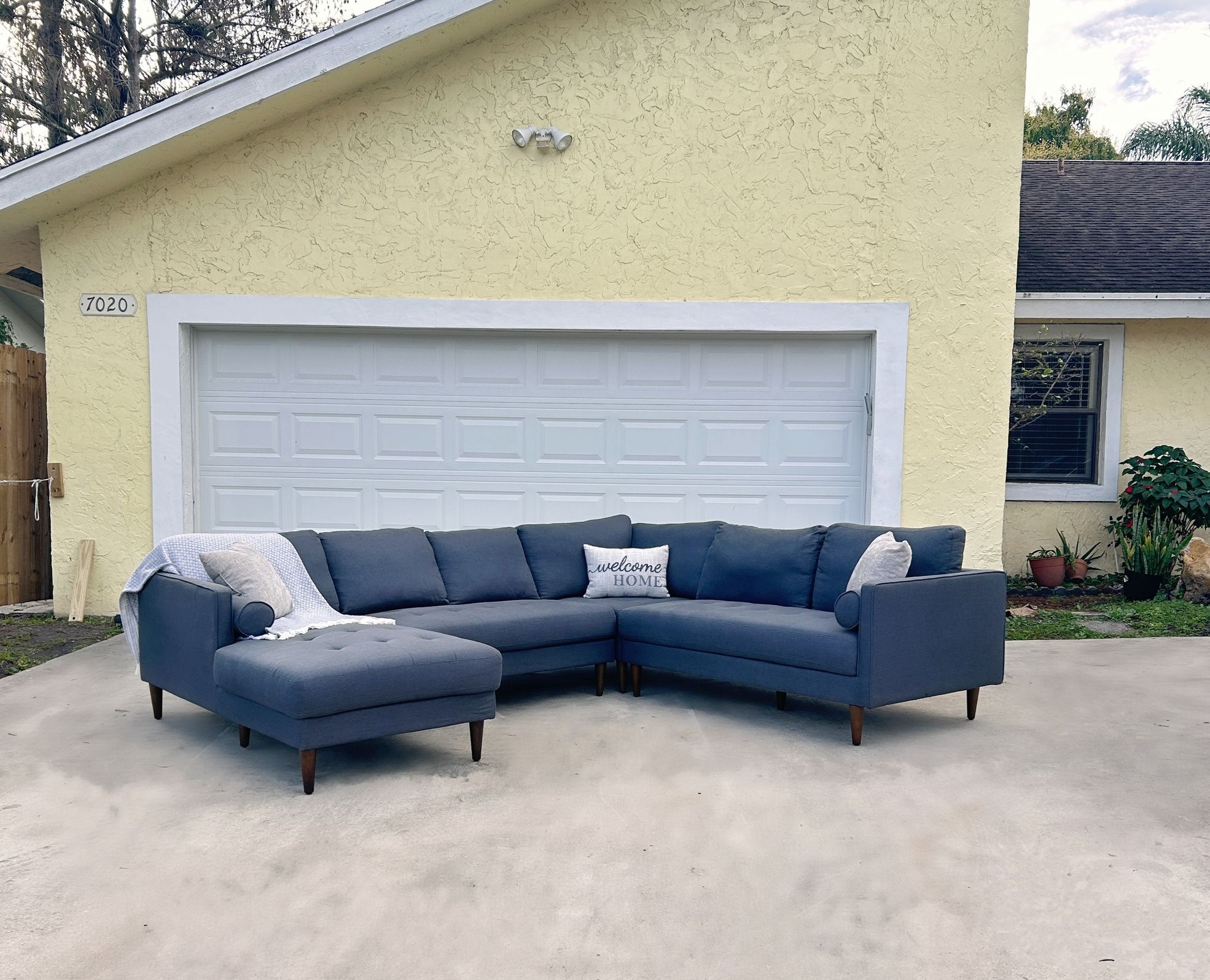 Gray Sectional Couch