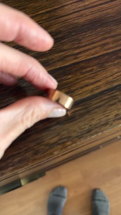 OURA ring generation 4 rose gold size 7