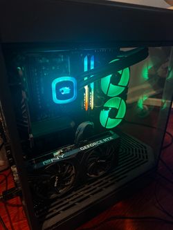 PC W/ MONITOR AND WEBCAM