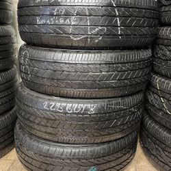 225/60R18 Marca Bridgestone Usadas En Perfectas Condiciones De Vida 