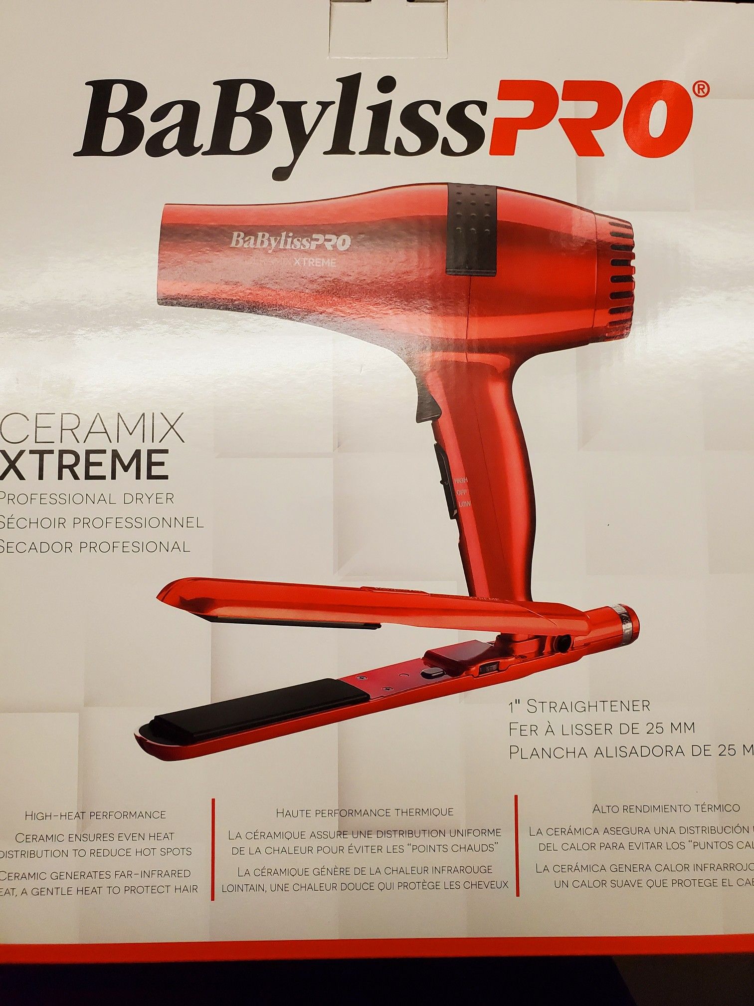 New babyliss pro ceramix hairdryer combo