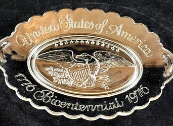 Bicentennial Glass Plate