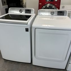 Samsung Washer And Electric Dryer Set 