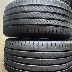 Pair Of 285 40 20 Continental Eco Contact Tires