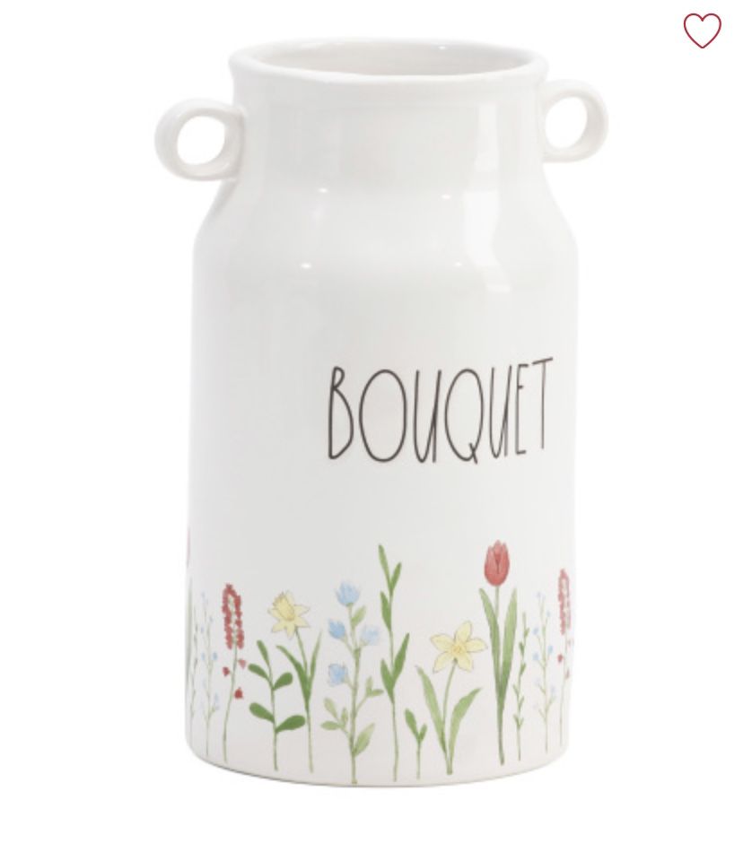 Rae Dunn Milk Jug Vase