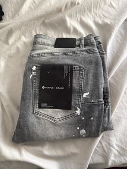 Purple jeans
