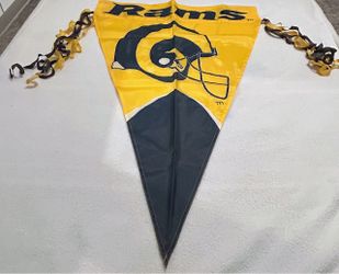 LA Rams NFL Pennant Flag with Streamers
