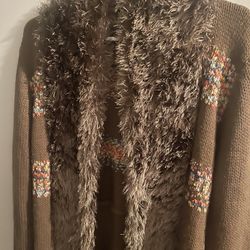 Sweater With Faux Collar