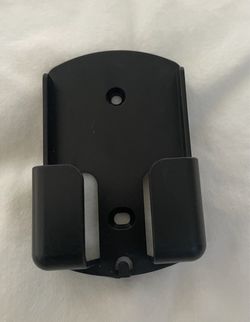 Universal Black Wall Mount Remote Holder (AC, Ceiling Fan, TV remotes)