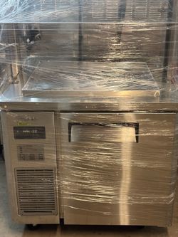 Turbo Air Commercial Refrigerated Prep Table with Sneeze Guard