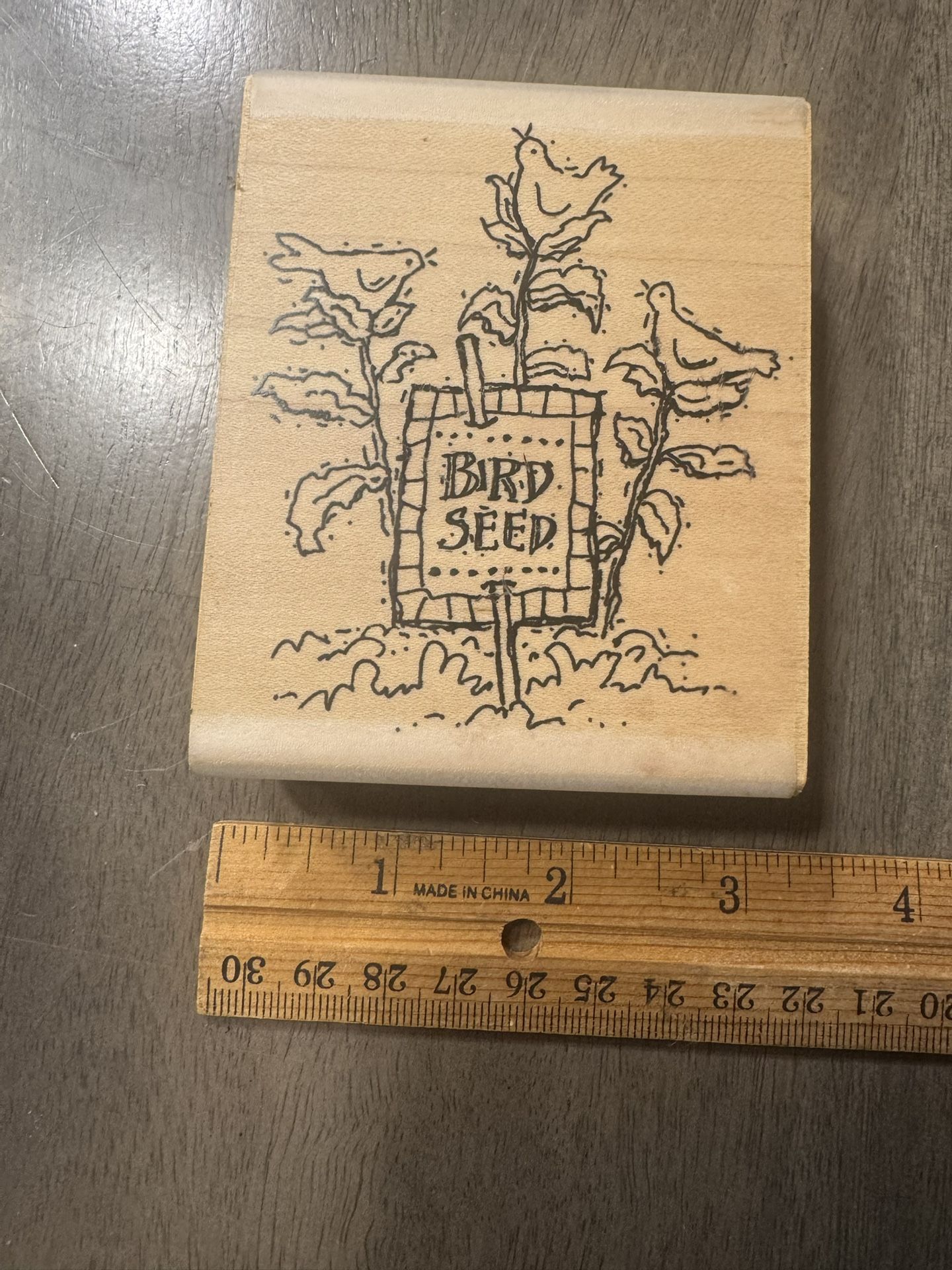 NEW Rubber Stamp - Birds