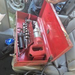 Milwaukee Angle Drill And Bits