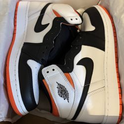 Nike Air Jordan 1 High OG GS 'Electro Orange' 2021  575441-180  Youth Size 6.5Y 