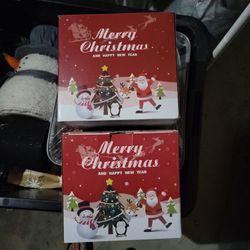 Inflatable Santa And Snowman Outdoor 
