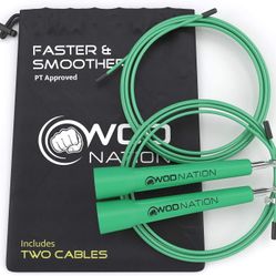 WOD Nation Adjustable Speed Jump Rope