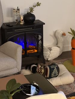 Heater with fake Fire