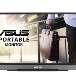 ASUS - ZenScreen 15.6" FHD IPS Portable Monitor with Foldable Smart Case (USB-C) - Dark Gray