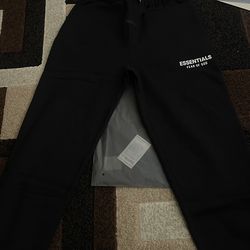 Black and White Essential sweatpants