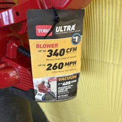 Toro Leaf Blower/vacuum 
