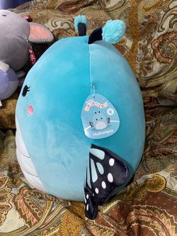 Squishmallows - 16” “Hydrangea” the teal Monarch Butterfly - $15