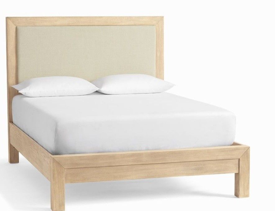 Pottery Barn Linwood King Size Bed Headboard 