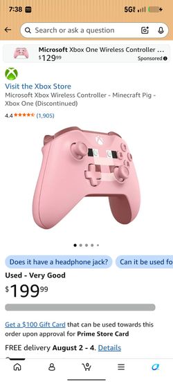 Xbox 1 Minecraft Limited Edition Minecraft Controller