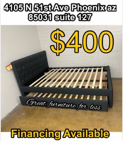 Trundle bed full over twin brand new