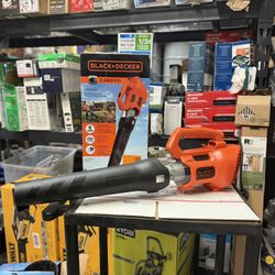 BLACK+DECKER 9 AMP 140 MPH 450 CFM Corded Electric Handheld Axial Leaf Blower