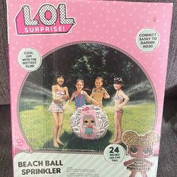 LOL Beach Ball Sprinkler