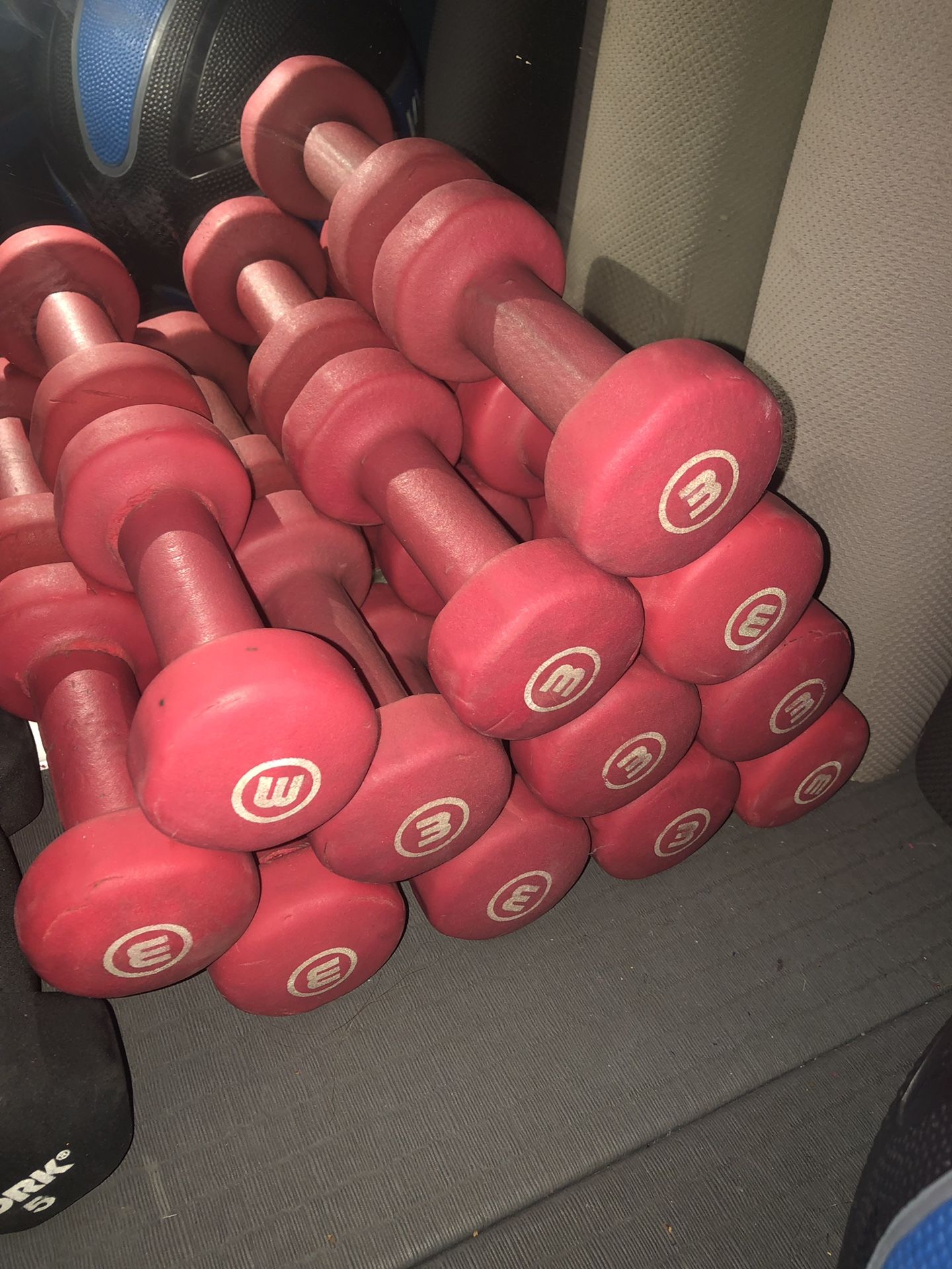 3 Pound Dumbbells