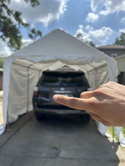 White Carport Canopy