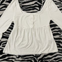 White Button Long Sleeve