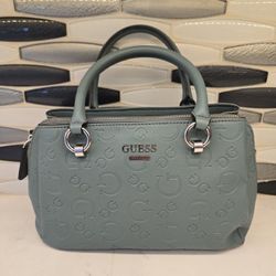 GUESS Canaria PU Zipper Closure Women's Casual Satchel Bag