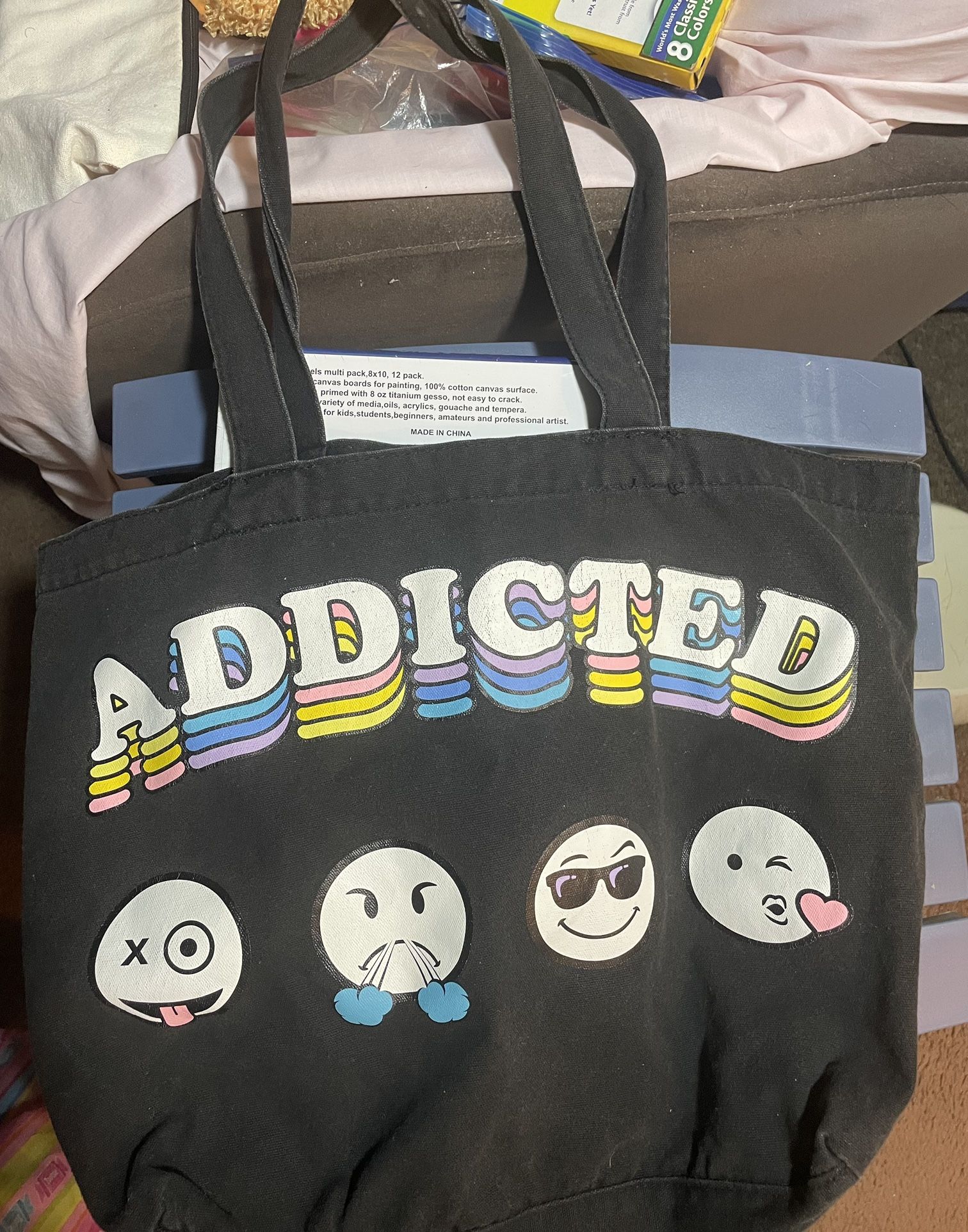 Black tote Bag