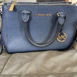 Blue MK Purse