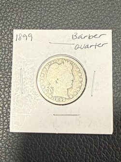 Barber Quarter 1899